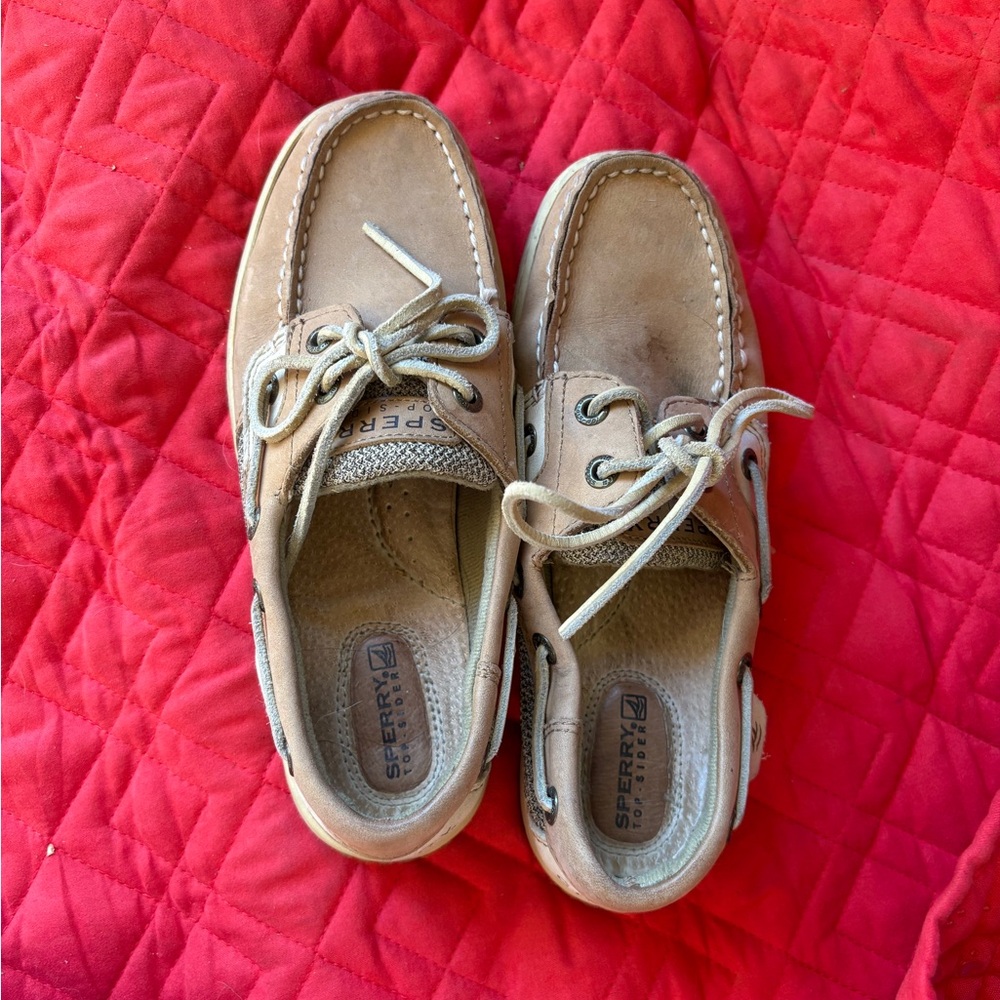 Sperry Tan Leather Loafers